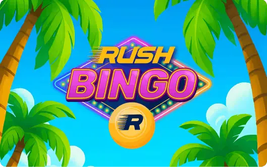 Banner de la sala Rush Bingo publicado por el operador.