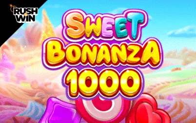 Ficha del juego Sweet Bonanza 1000 en el lobby de casino de rushbet.co.