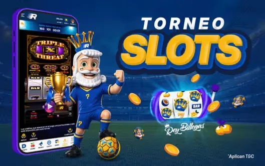 Banner de un torneo de tragamonedas publicado por rushbet.co.